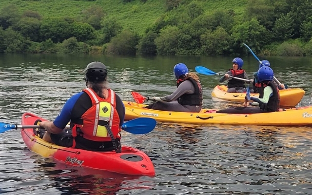 Kayak with friends!