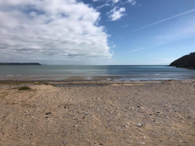 Vista de la bahía de Oxwich 