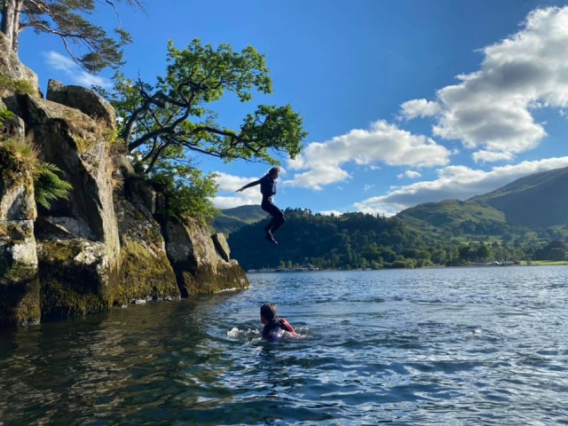 Having a fun experience