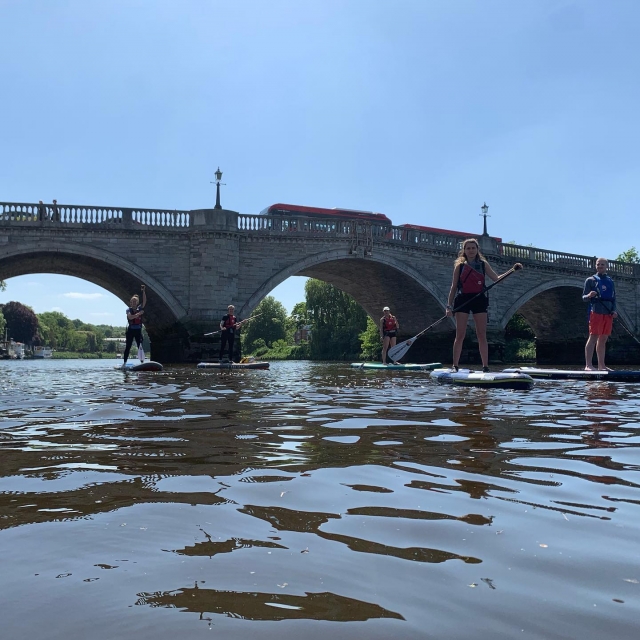  Apprezzare la bellezza della natura facendo stand up paddle 