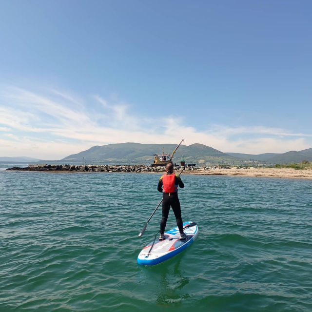 Exploring with a SUP activity