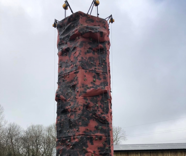 Climbing wall in Kent