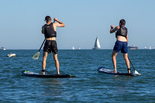 SUP adventure with friends
