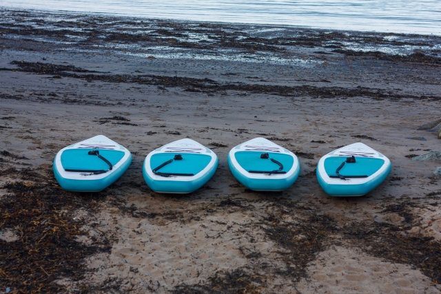 Prepare to paddle