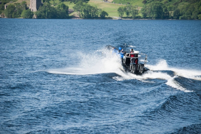 Kids getting away on board the Wee Beastie