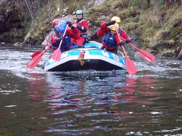 Rafting en eaux vives en Écosse