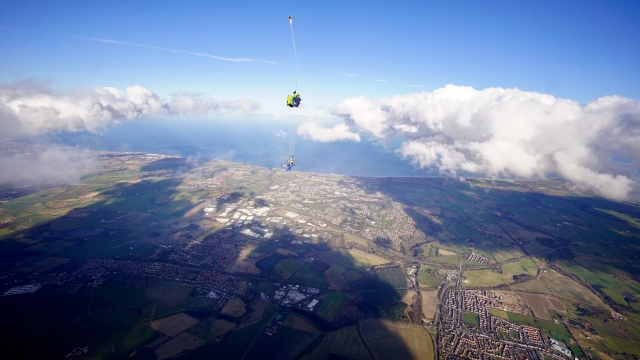 Opening parachute