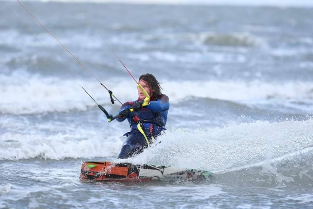 Riding some waves as a pro