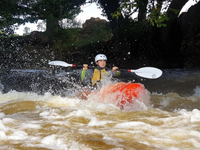 Fast white water rapids
