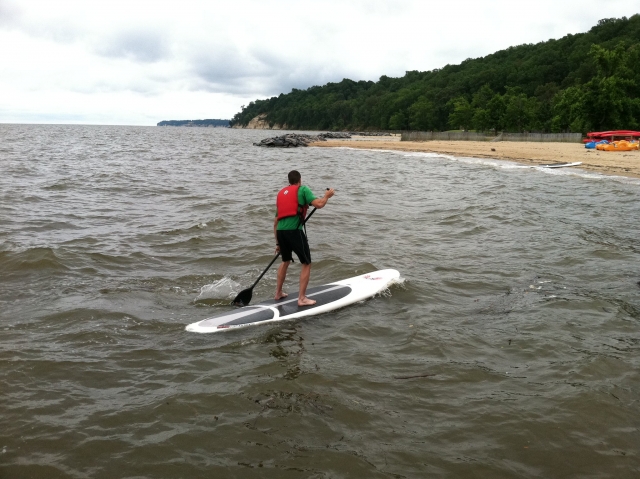 Enjoy a relaxing paddling time