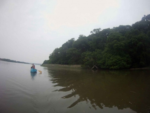 Andar en canoa es muy divertido 