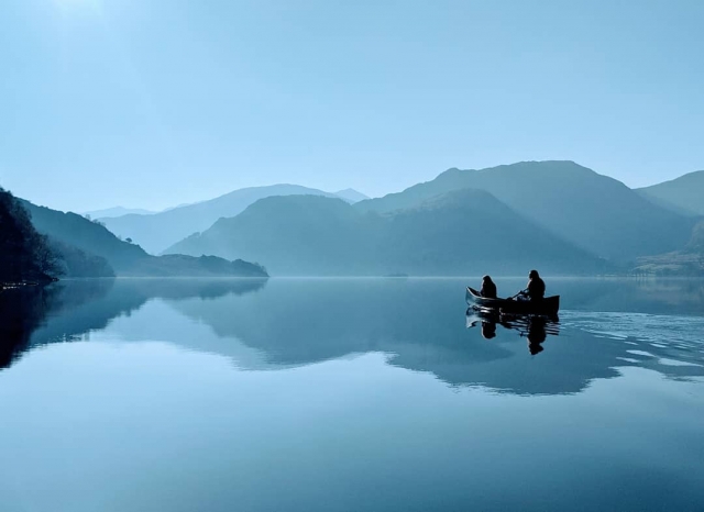 Fun canoeing adventure