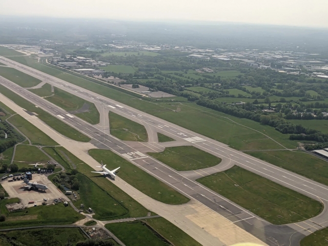 Overview of the airfield