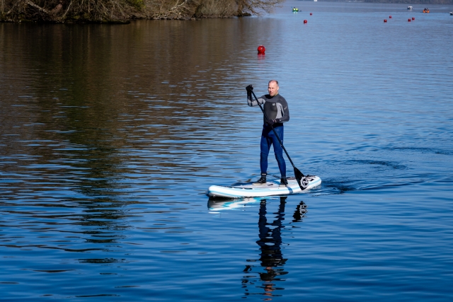 Take in the scenery as you paddle
