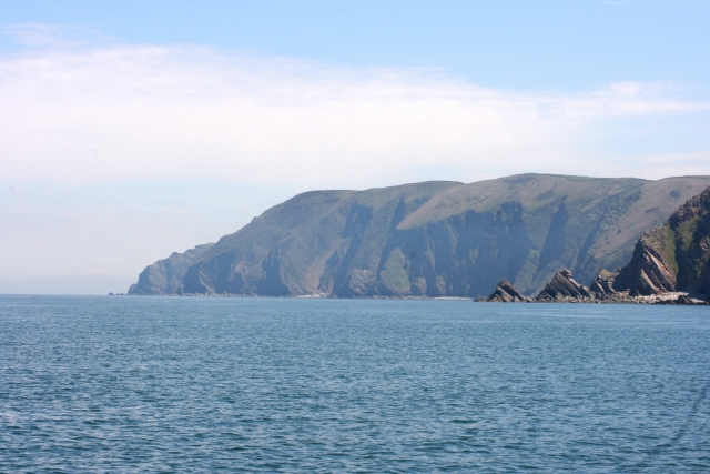 A costa de North Devon é impressionante 