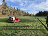 Expérience en aéroglisseur (16 ans et plus) au château de Winton 2h
