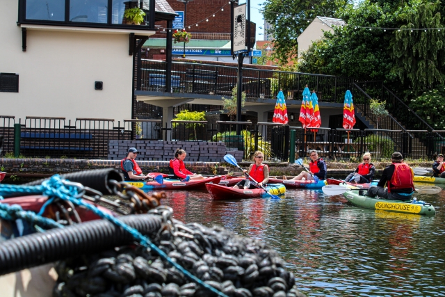 Go Kayaking with friends