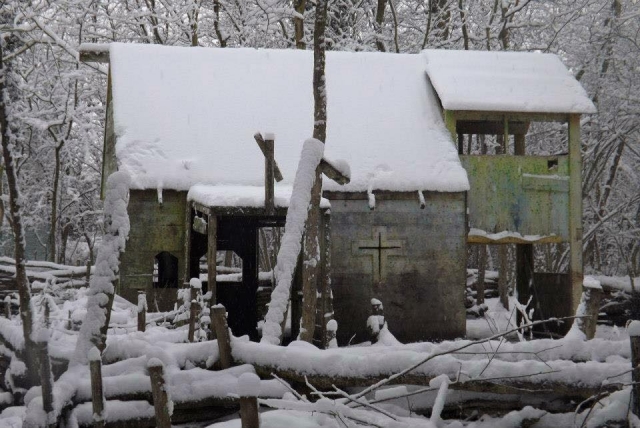 雪也阻挡不了我们的脚步！ 