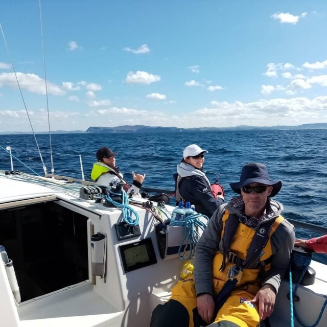 Relaxing boat trip