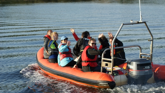 Fun boat tour