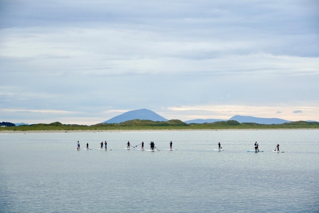 Spectacular setting for paddle boarding