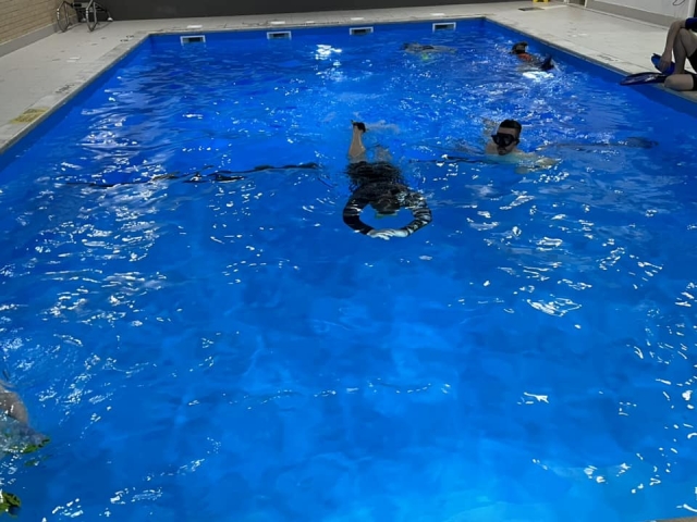  Nous avons une piscine chauffée sur place 