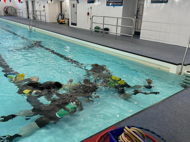 Learn diving techniques