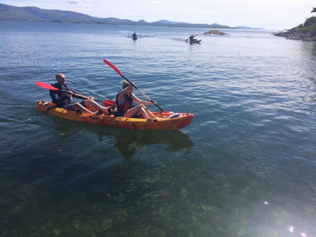 Excursion amusante en kayak 