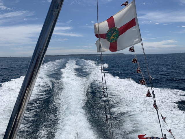 Watch us cruise through the water