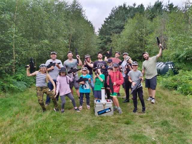 Laser tag for groups