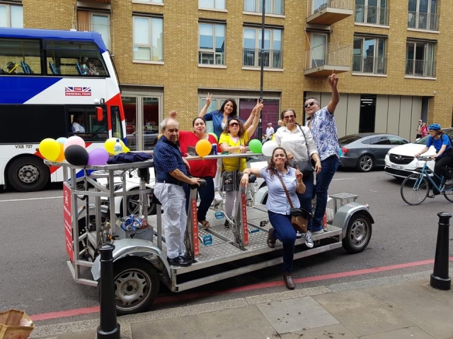 Cruising the streets of London