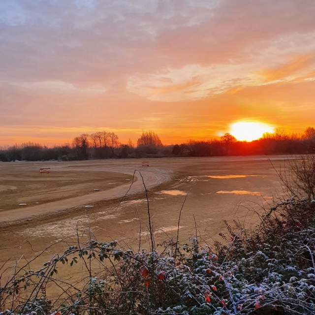 Sunrise at our Gloucestershire venue