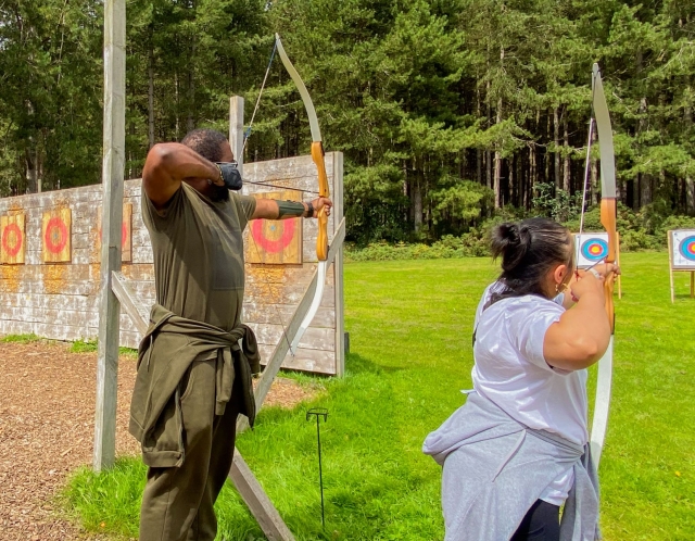  Tiro con l'arco nel Nottinghamshire 