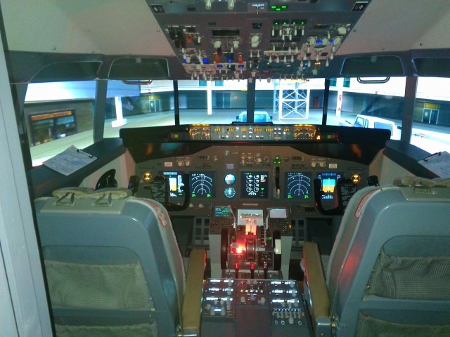 Expériences sur simulateur de vol 