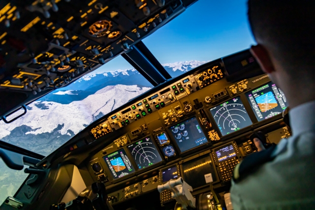  Simulatore di volo a Glasgow 
