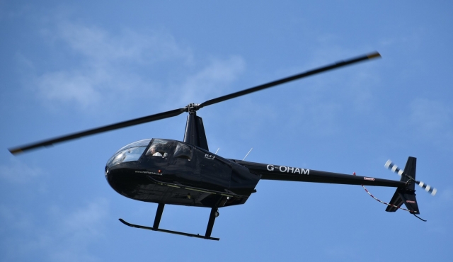 Flying over Gloucestershire