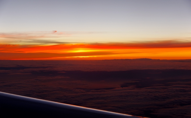 Flying over Shropshire