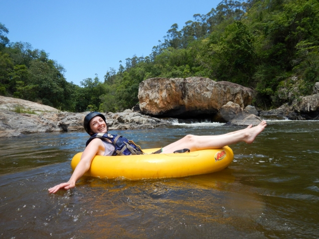 White water tubing in Scotland