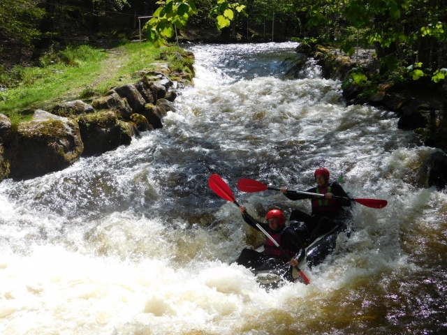  Funyakking sur l'Afon Tryweryn 