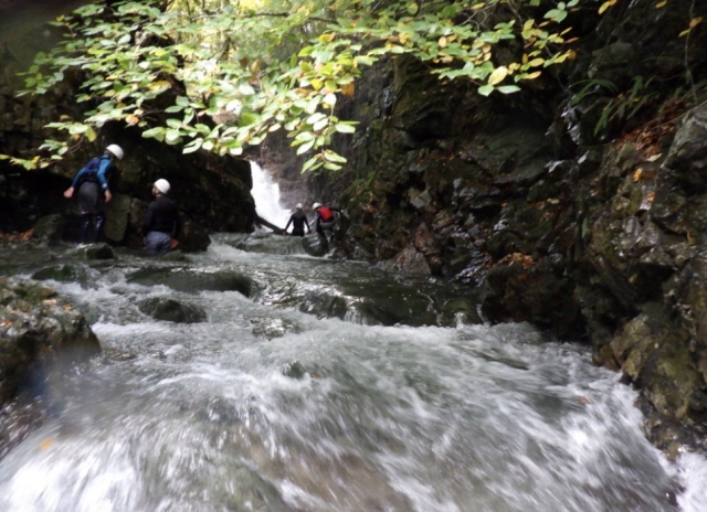  Canyoning di gruppo a Church Beck