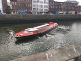 Passeio de barco na cidade de Dublin por 45 min