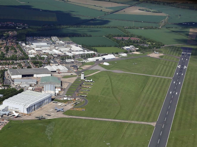  Vue aérienne de l'aéroport de Cambridge City
