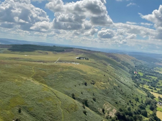  Site de lancement dans les collines du Shropshire 