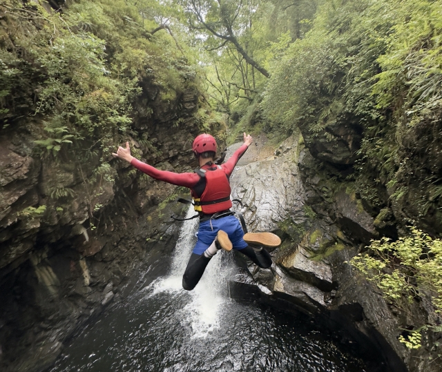 Klippenspringen in Snowdonia 
