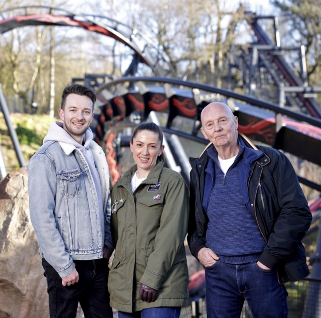  Imagen de la inauguración de la nueva montaña rusa en Alton Towers 