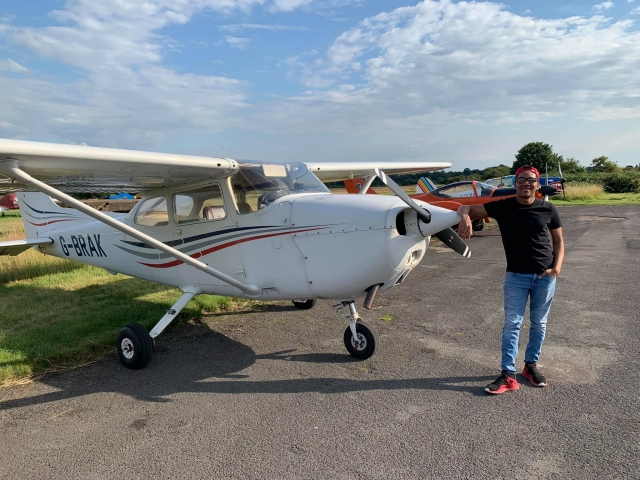 Volo di prova dell'aeromobile nell'aerodromo di Wickenby, 60min