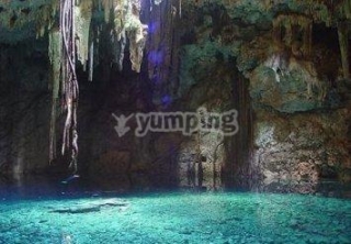 Underwater caving