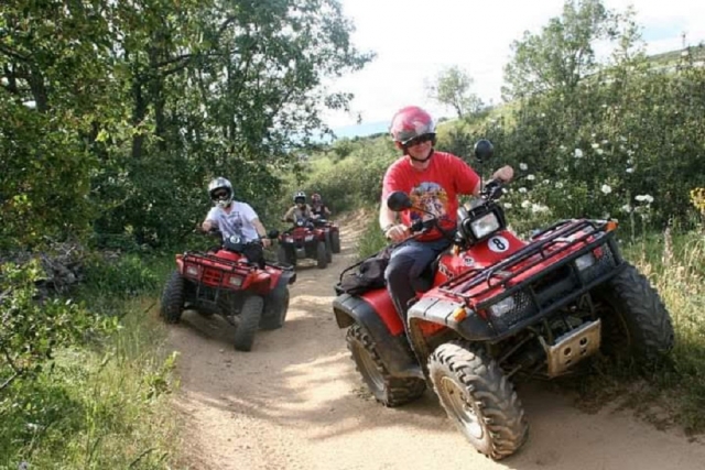 1 hour quad route in the Sierra Norte