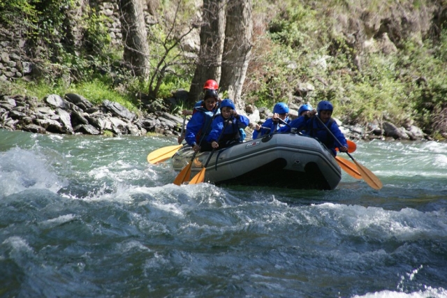 Rafting from Llavorsí to Sort of 17 km and 3h 30min