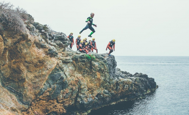 Coasteering route on Isla Plana 4h